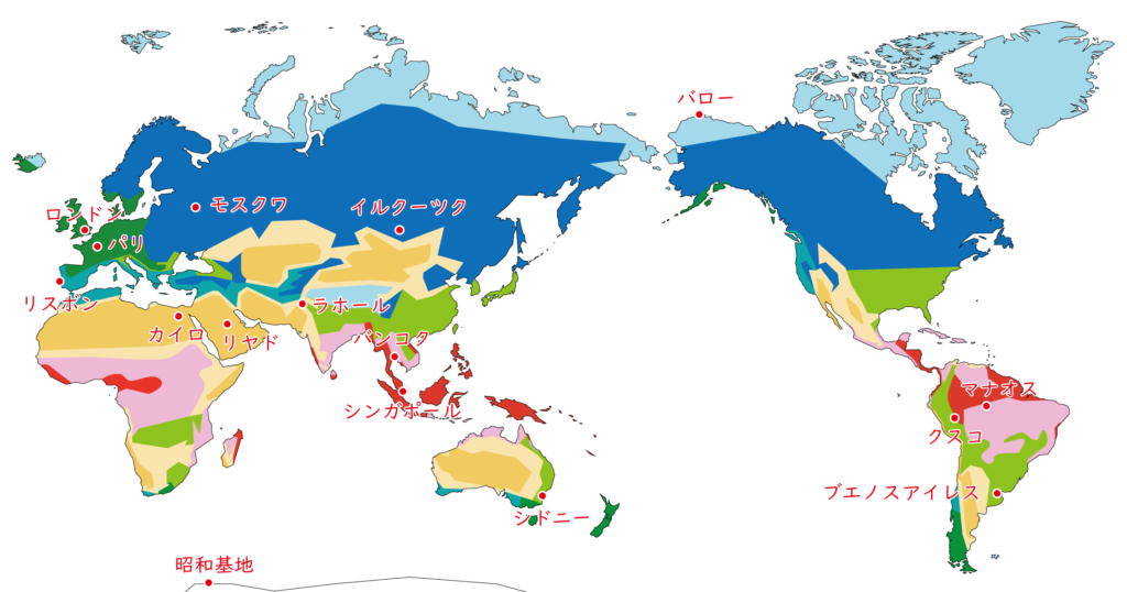 必見 北辰テストの雨温図の解き方テクニック 世界の気候編 ほくてす